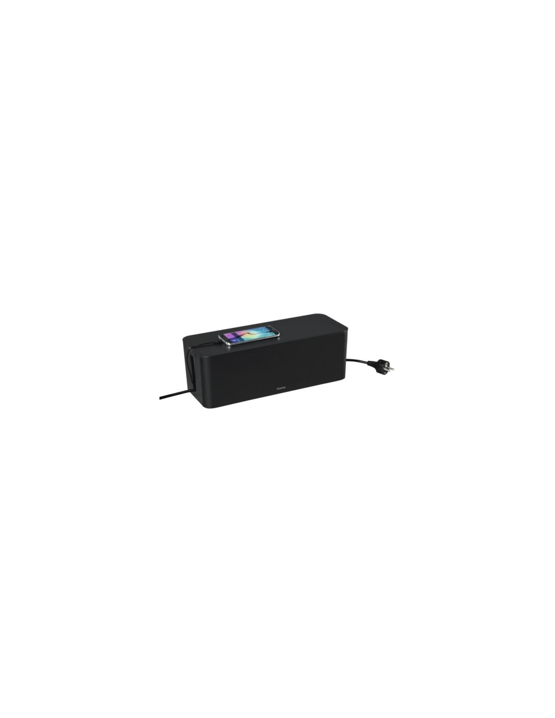 Cables Organizadores Caja ``MaxiÂ´Â´ 40,0 x 15,6 x 13,5 cm Negra