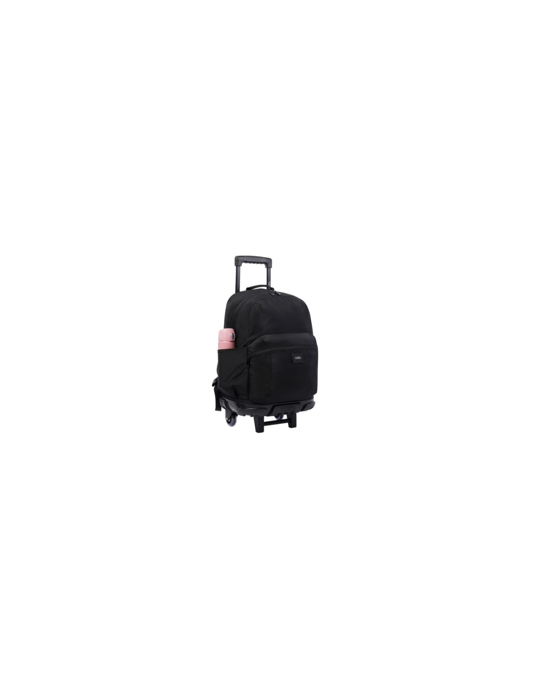 Totto Trik mochila escolar con ruedas Grande negra