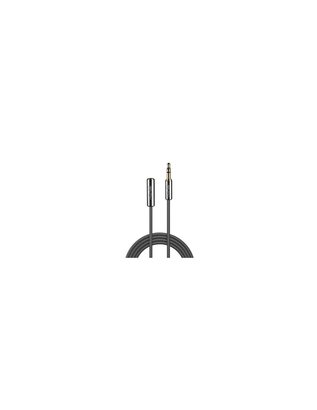 Lindy 35327 cable de audio 1 m 3,5mm Antracita