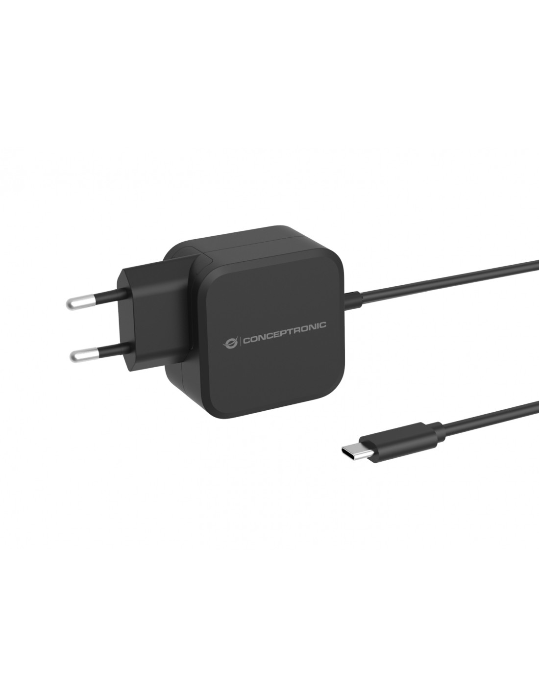 Conceptronic OZUL04BE cargador de dispositivo móvil Universal Negro Corriente alterna Interior