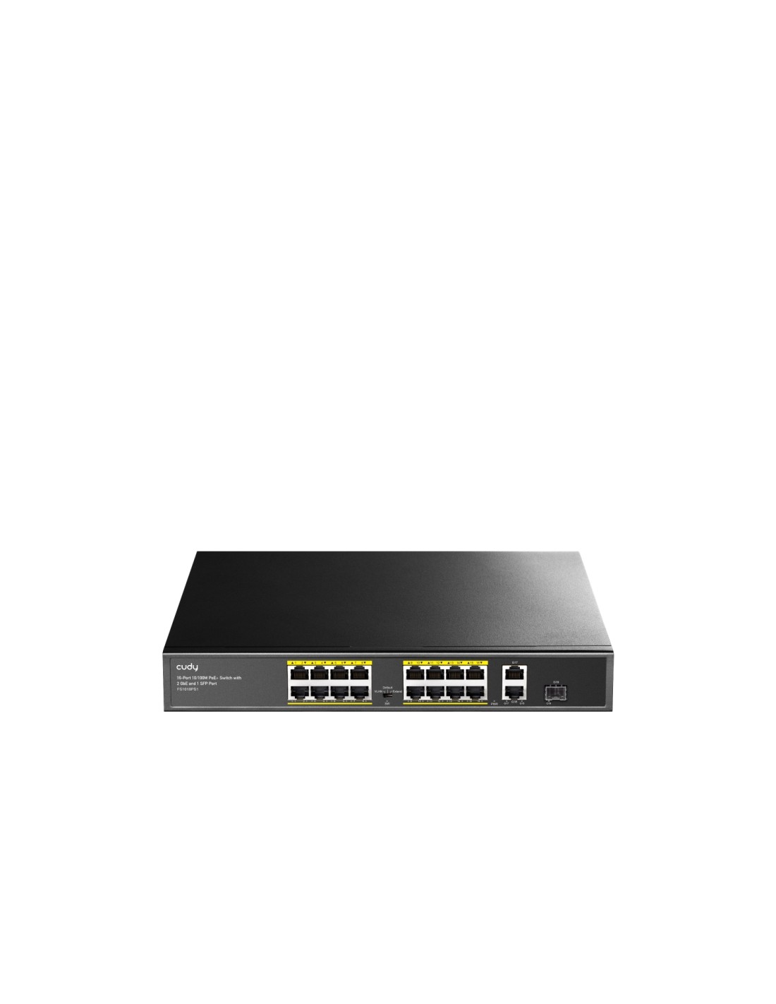 Cudy FS1018PS1 switch Fast Ethernet (10/100) EnergÍ­a sobre Ethernet (PoE) Gris