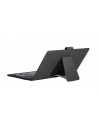 SilverHT Funda Universal Wave 9-11 Black con teclado Micro USB / C