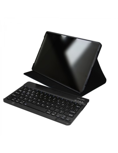 SilverHT Funda Wave Lenovo M 10.6 HD Plus 3rd Gen con teclado Bluetooth Negro