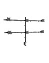 Equip 650160 soporte para monitor 81,3 cm (32") Negro Escritorio