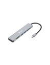 Equip 133494 base para portátil y replicador de puertos Alámbrico USB 3.2 Gen 1 (3.1 Gen 1) Type-C Plata