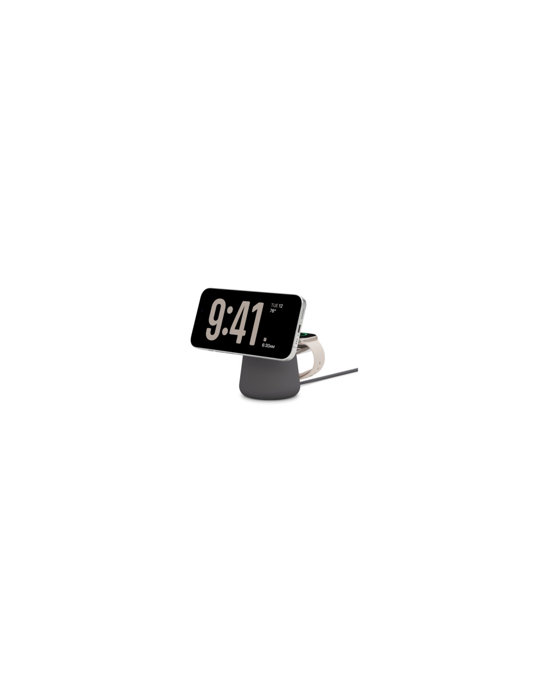 Belkin WIZ020VFH36 cargador de dispositivo móvil Auriculares, Smartphone, Reloj inteligente Carbón vegetal USB Cargador inalámbr