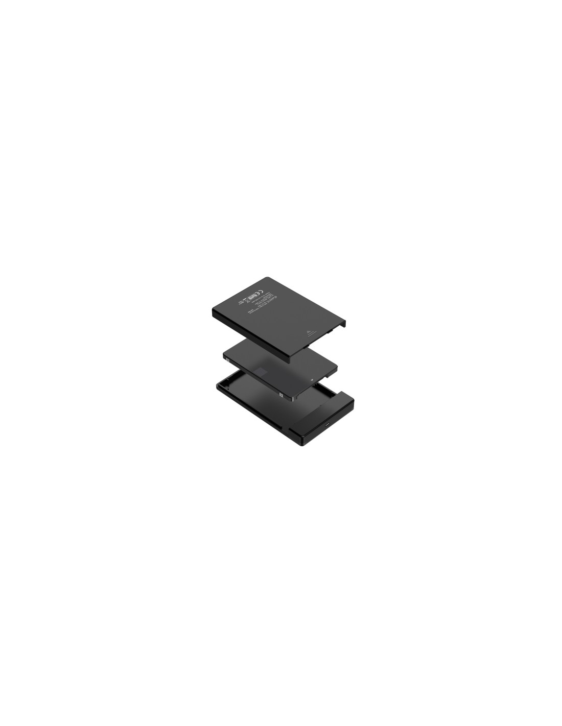 Ewent EW7073 caja para disco duro externo Carcasa de disco duro/SSD Negro 2.5"