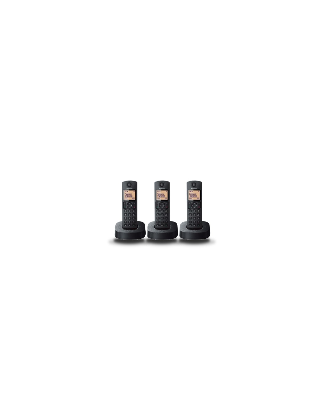 Panasonic KX-TGC313SPB teléfono Teléfono DECT Identificador de llamadas Negro