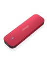 AISENS ASM2-027RED caja para disco duro externo Caja externa para unidad de estado sólido (SSD) Rojo M.2