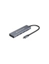Conceptronic DONN23G base para portátil y replicador de puertos Alámbrico USB 3.2 Gen 1 (3.1 Gen 1) Type-C Gris