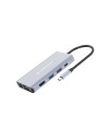 Conceptronic DONN20G base para portátil y replicador de puertos Alámbrico USB 3.2 Gen 1 (3.1 Gen 1) Type-C Gris