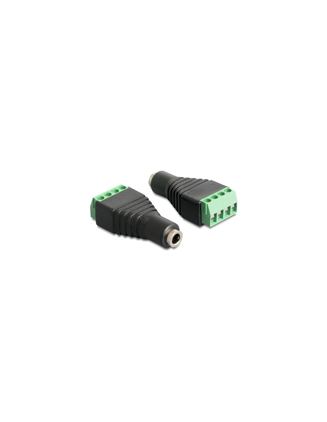 DeLOCK 65457 cambiador de género para cable 3.5mm 4pin Negro, Verde