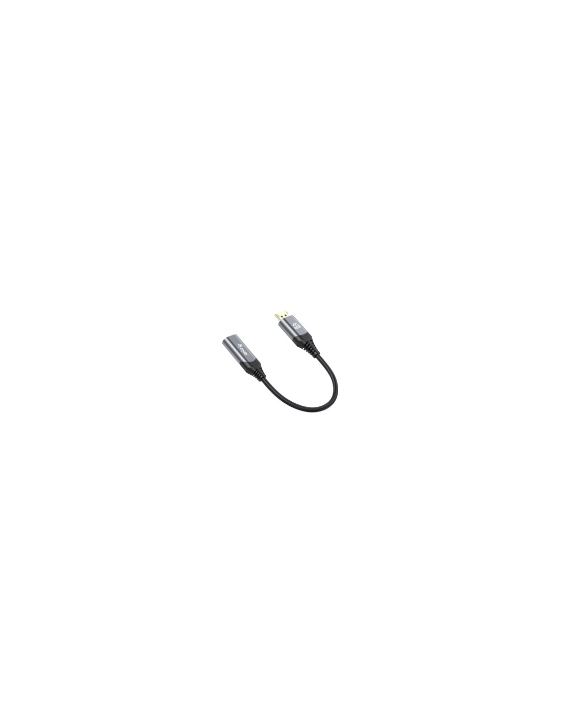 Equip 133445 adaptador de cable de vídeo 0,15 m DisplayPort HDMI Negro, Gris