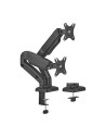 AISENS Soporte De Mesa Pro Contrapeso Giratorio E Inclinable Para Monitor/TV 9kg (3 Pivotes, 2 Brazos) De 17-32, Negro