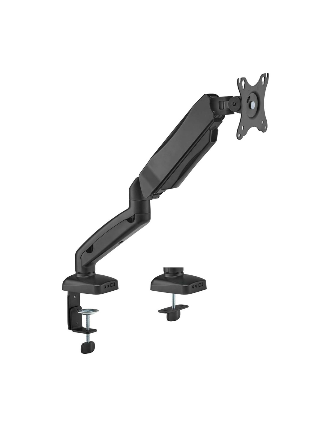 AISENS Soporte De Mesa Pro Contrapeso Giratorio E Inclinable Para Monitor/TV 9kg (3 Pivotes, 1 Brazo) De 17-32, Negro