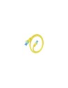 AISENS Cable De Red Latiguillo RJ45 Cat.6 UTP AWG26 CCA, Amarillo, 25 cm