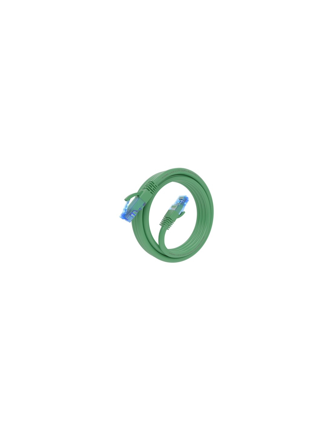AISENS Cable De Red Latiguillo RJ45 Cat.6 UTP AWG26 CCA, Verde, 3.0 m