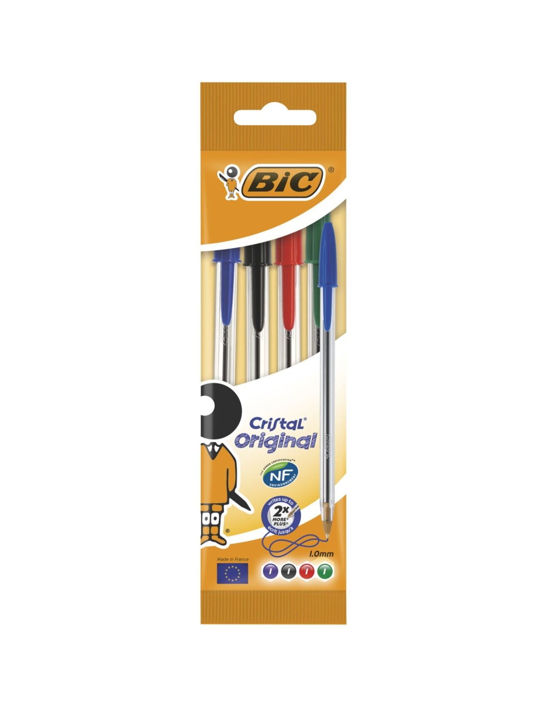 BIC 8308621 bolígrafo Medio 4 pieza(s)