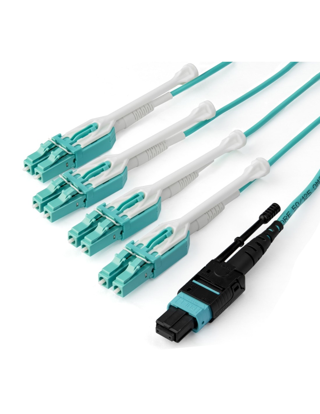StarTech.com MPO8LCPL3M Cable de fibra óptica e InfiniBand 3 m MPO/MTP 8x LC Color aguamarina