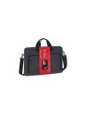Rivacase Regent 8058 43,9 cm (17.3") Bandolera Negro, Cian