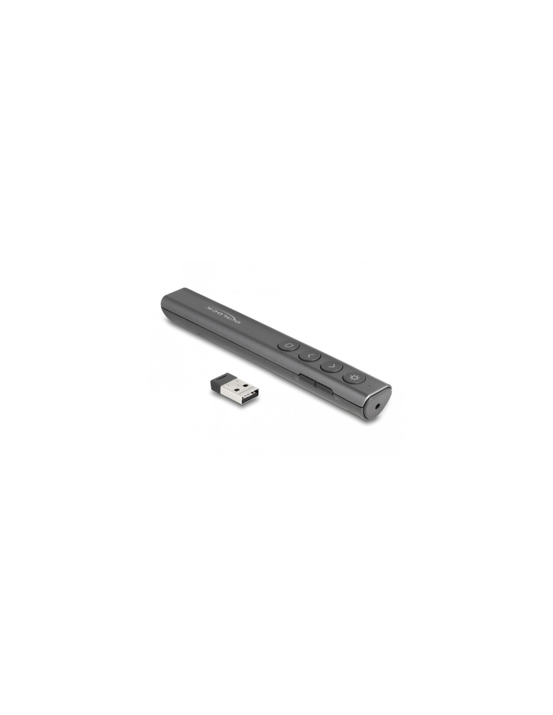 DeLOCK 64250 apuntador inalámbricos RF Antracita