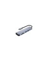 3GO HUB3UCRH4K hub de interfaz USB 3.2 Gen 1 (3.1 Gen 1) Type-C 5000 Mbit/s Gris