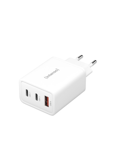 Intenso POWER ADAPTER 1XUSB-A/2XUSB-C/7806512 Universal Blanco Corriente alterna Carga rápida Interior