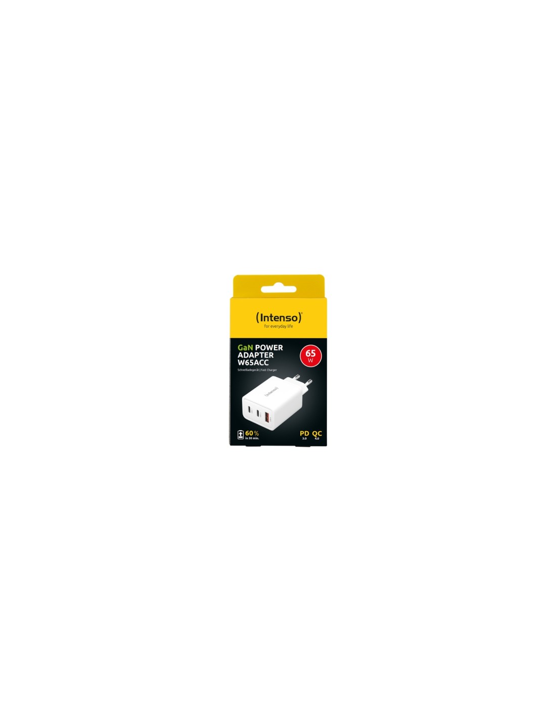 Intenso POWER ADAPTER 1XUSB-A/2XUSB-C/7806512 Universal Blanco Corriente alterna Carga rápida Interior