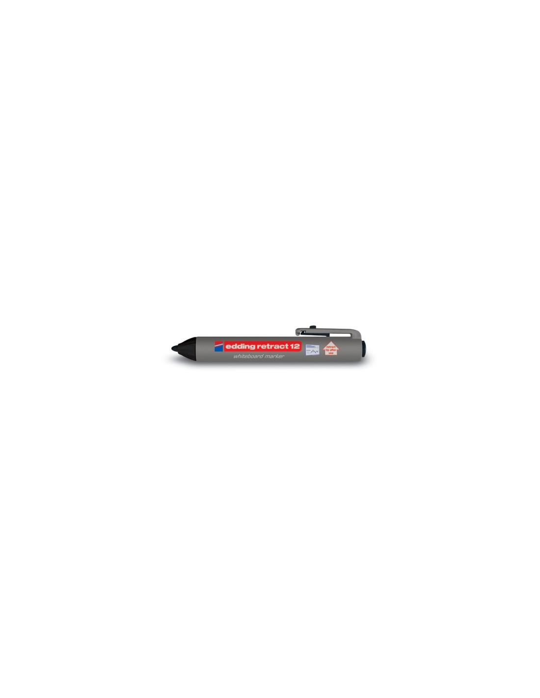 Edding Retract 12 marcador 10 pieza(s) Negro