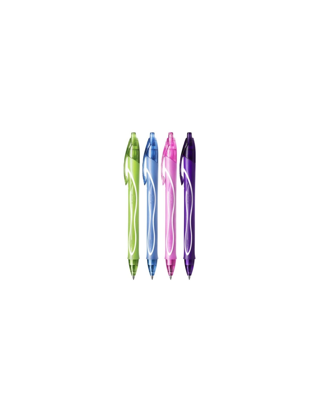 BIC 964826 bolígrafo de gel Bolígrafo de gel de punta retráctil Fuerte Azul 12 pieza(s)