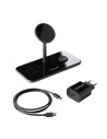 Intenso MB13 Auriculares, Smartphone, Reloj inteligente Negro USB Cargador inalámbrico Carga rápida Interior
