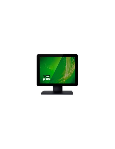 Pantalla 10POS TFT Táctil Flat Capacitiva 15" USB Negro - VGA & HDMI - VESA 75 & 100