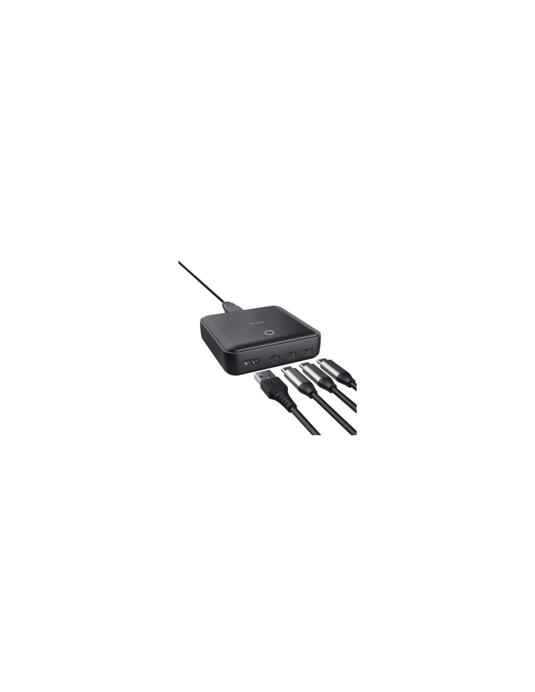 Trust Maxo Universal Negro Corriente alterna Interior