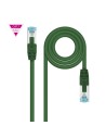 Nanocable Cable de Red Cat.7 600MHZ LSZH SFTP PIMF AWG26, Verde, 50 cm