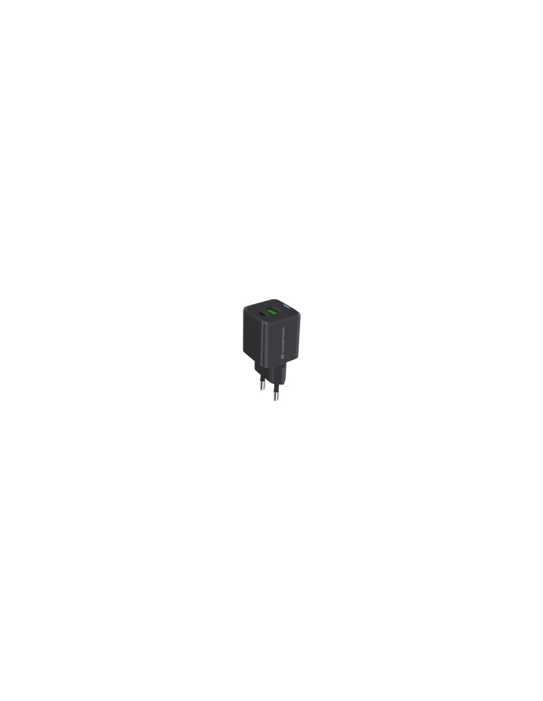 Conceptronic ALTHEA16B cargador de dispositivo móvil Universal Negro Corriente alterna Carga rápida Interior
