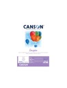 Canson Imagine Bloc Encolado de 50 Hojas 200gr A4 - Grano Fino - Color Blanco