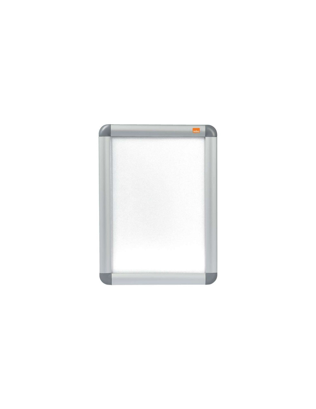 Nobo Marco Publicitario Tama?o A4 con Proteccion de PVC Antirreflectante y Resistente a la Intemperie - Marco de Aluminio Elegan