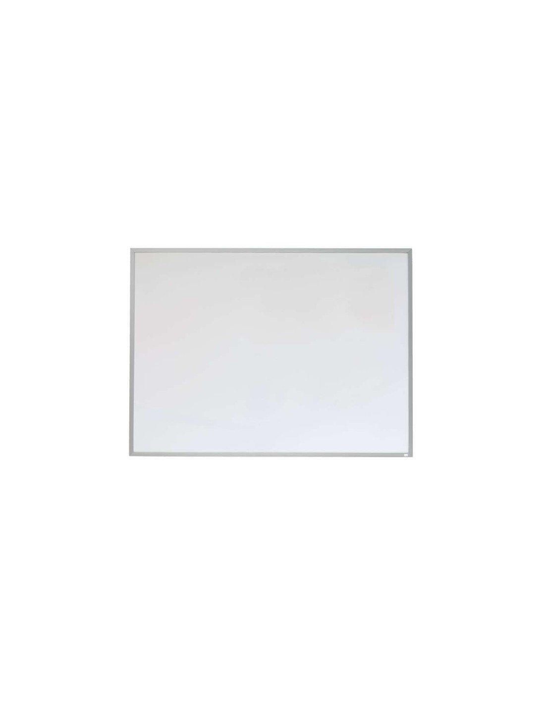 Nobo Pizarra Blanca Magnetica Peque?a con Marco de Aluminio 585x430mm - Borrado en Seco - Almohadillas Adhesivas - Ideal para Of