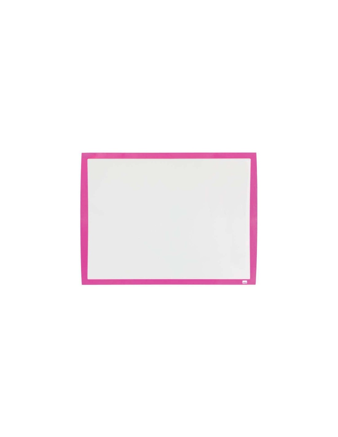 Nobo Pizarra Blanca Magnetica Peque?a 585x430 - Colores Vibrantes - Accesorios Incluidos - Fucsia
