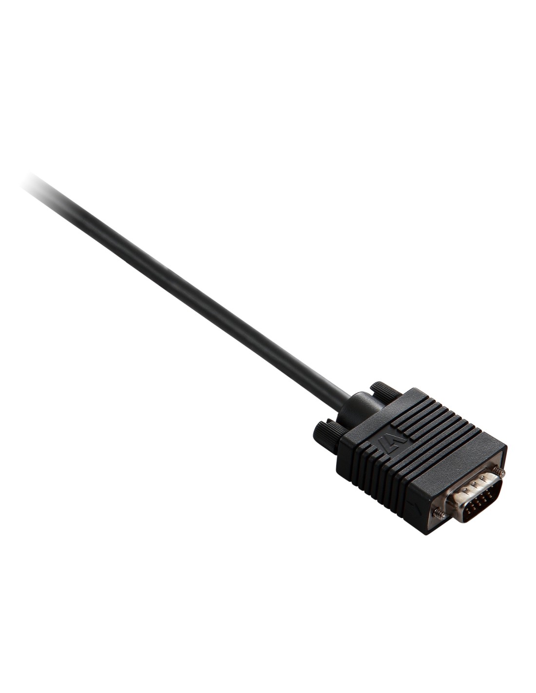 V7 Cable negro de vídeo con conector VGA macho a VGA macho 2m 6.6ft