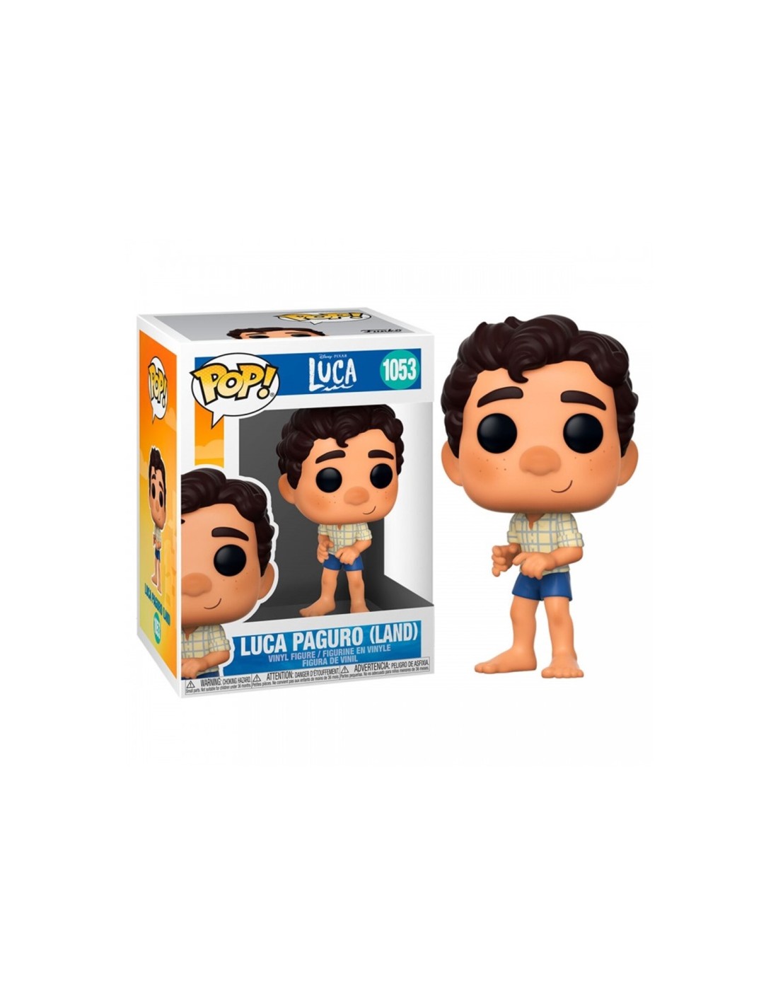 Funko pop disney luca luca paguro forma terrestre 55761
