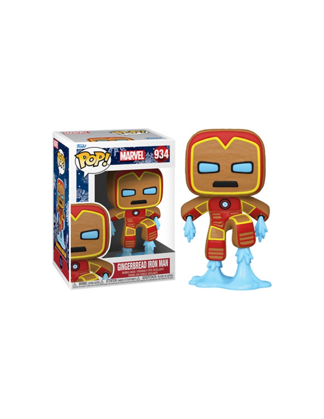 Funko pop marvel navidad galleta jengibre iron man 50658
