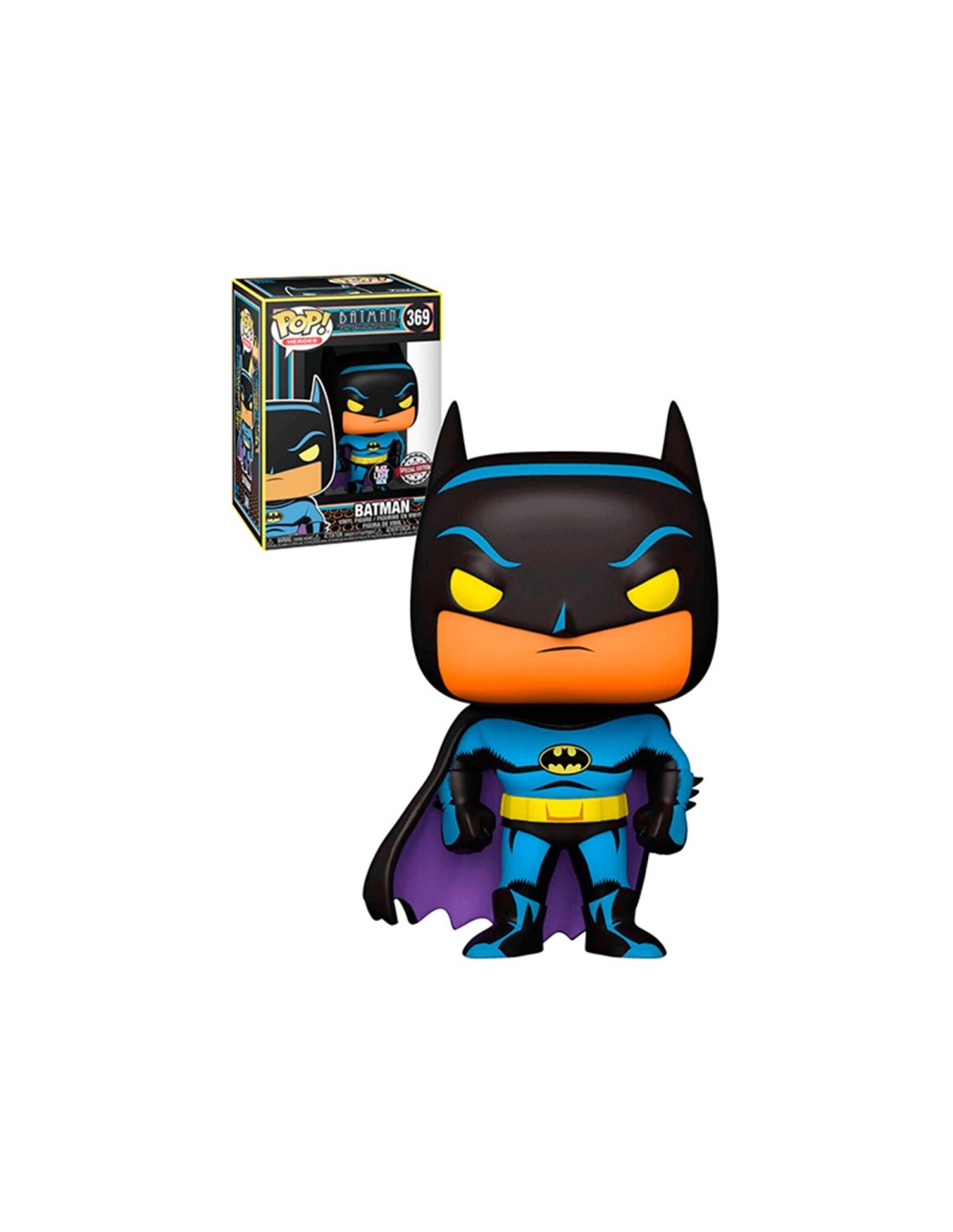 Funko pop dc black light batman multicolor 51725
