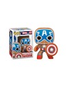 Funko pop marvel navidad galleta jengibre capitan america 50657