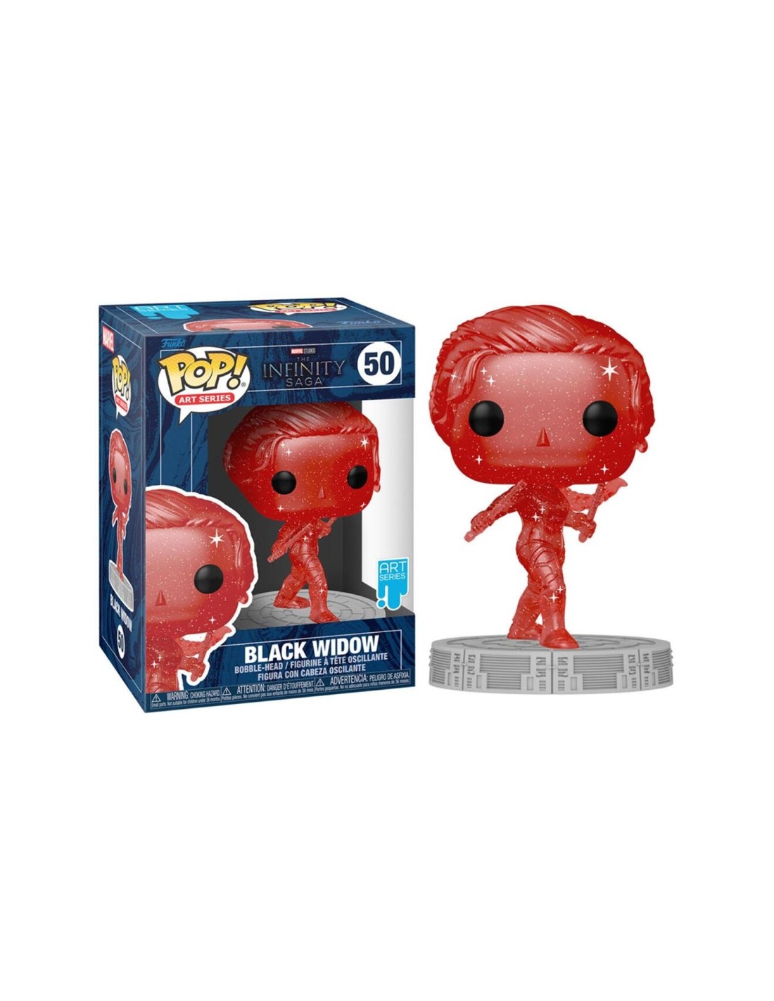 Funko pop marvel infinity saga viuda negra gema de la realidad 57613