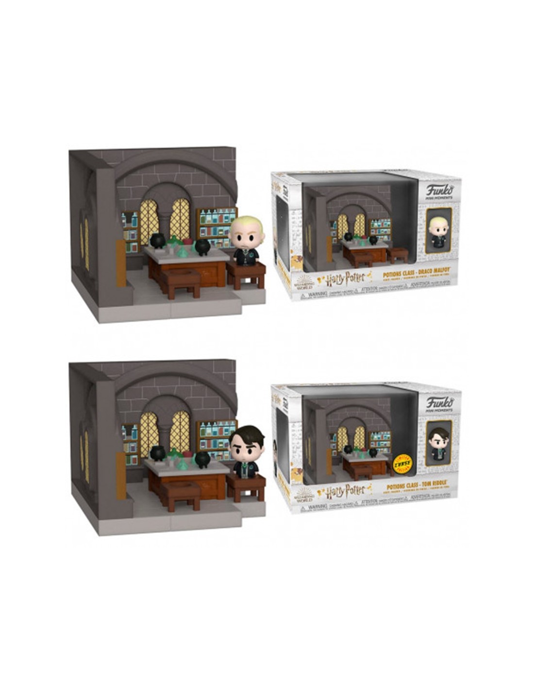 Mini moments funko harry potter aniversario draco malfoy clases de pociones con opcion chase 57362