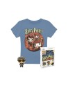 Pop & tee harry potter funko + camiseta trio talla l