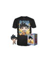 Pop & tee dragon ball z goku kamehameha funko + camiseta talla l ut - 56667l
