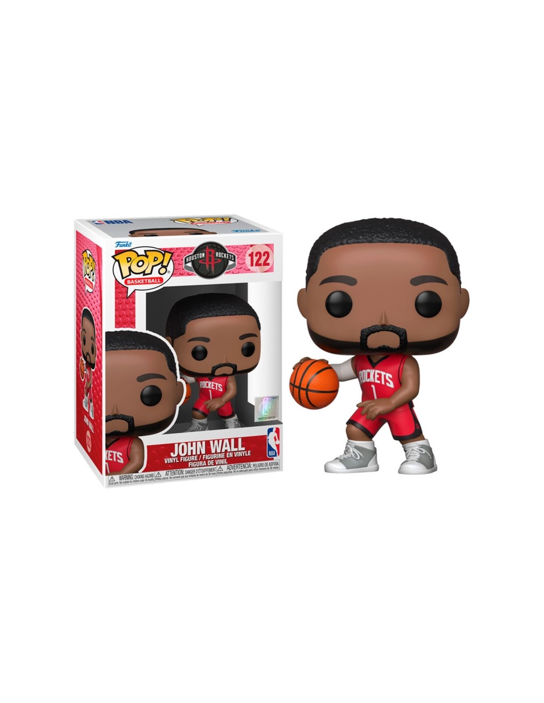 Funko pop deportes nba john wall houston rockets camiseta local 59261