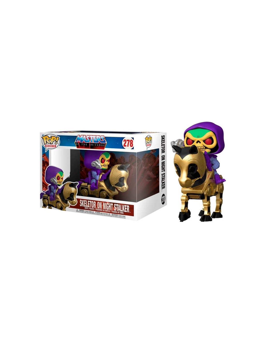 Funko pop rides animacion masters of the universe skeletor montado en night stalker 56201